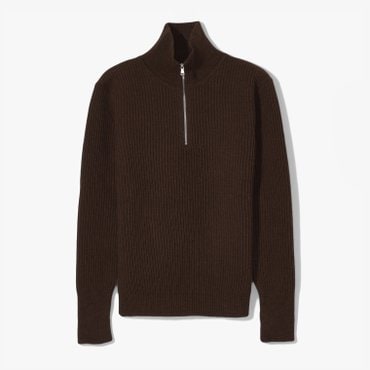 샌프란시스코마켓 ANDERSEN-ANDERSEN 안데르센-안데르센 NAVY HALF-ZIP BROWN 하프집업 브라운