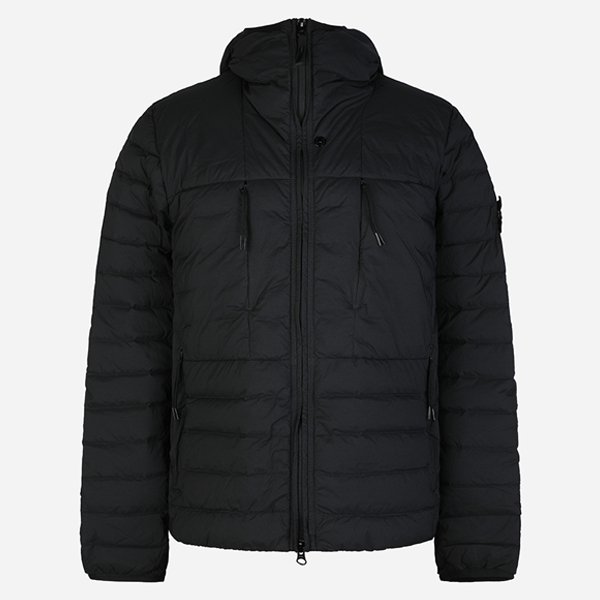 [시흥점] 6S 4100107 S0183 V0029 와펜 심리스 터널 후드 패딩 자켓 블랙