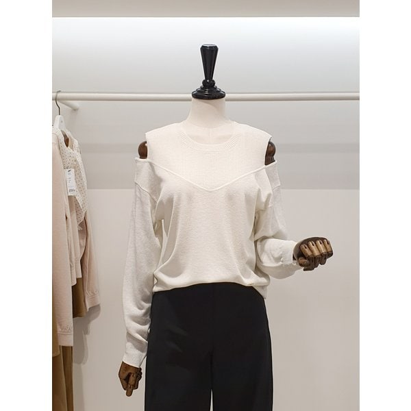 [파주점] 쥬크 주크 린넨혼방 어깨트임 니트 V261KSK903