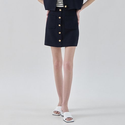 나인(Atelier Nain) (택가:75,000원)마리 셋업 트위드 미니 스커트(SK-4796)