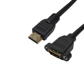 HDMI 판넬형케이블 M/F 책상 파티션 고정 모니터선 2M