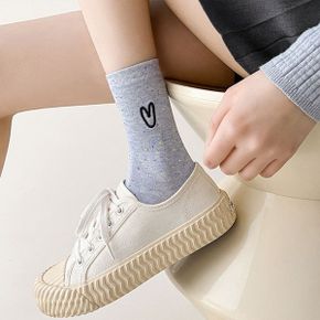 하트 포인트 패션 중목양말 DK 1010577_P436415499
