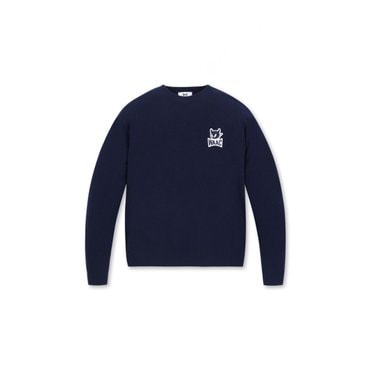왁 골프 (WMWAM24501NYD)Men WAAC GG Cashmere Crewneck Sweater