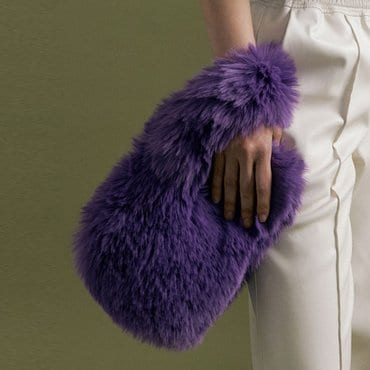 몰리올리 MONE POUCH 에코퍼 겨울가방 [purple]