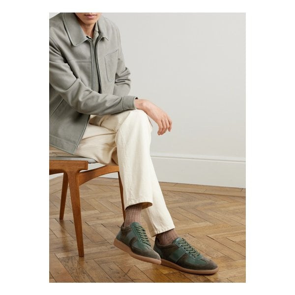 미스터 피 안셀 스웨이드 가죽 스니커즈 46376663162923988