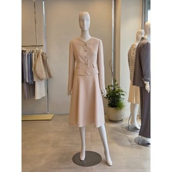 더아이잗 [여주점] [더 아이잗] 여성 브이넥 재킷 플레어 원피스(IS3A0OP011)