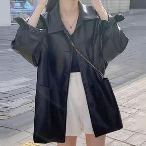 ONM 카라 오버핏 라이더 자켓 스트릿 여성 간절기 아우터 (S11882527)