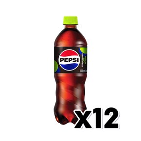 펩시 제로 라임 탄산페트음료 500ml x 12개