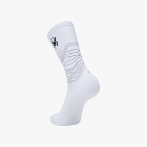 [공식판매처] 남성 러닝 논슬립 장목 양말 SPKFANSC231MWHT