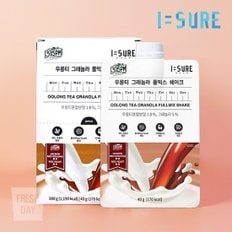 프레시데이 [아이슈어] 우롱티 그래놀라 풀믹스 밀크티 쉐이크 21입*40g (3주분)
