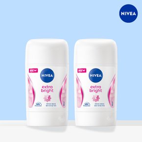 니베아 데오드란트 스틱 엑스트라 브라이트 50ml X 2개