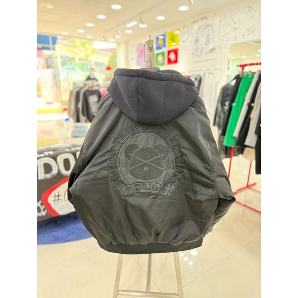 [여주점] 가죽베어배치항공점퍼 블랙JGZZ63903