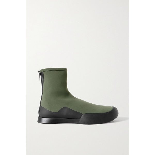 Rubber-trimmed Scuba Ankle Boots 밀리터리 그린 32027475400275267