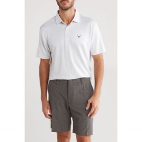 Golf® 쉐브론 자카드 폴로 카라티 셔츠 - 브라이트 화이트 8876828