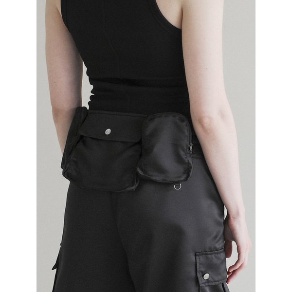 gleam belt black bag