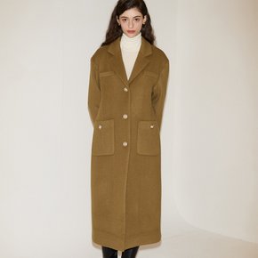 Classic Wool Long Coat Brown