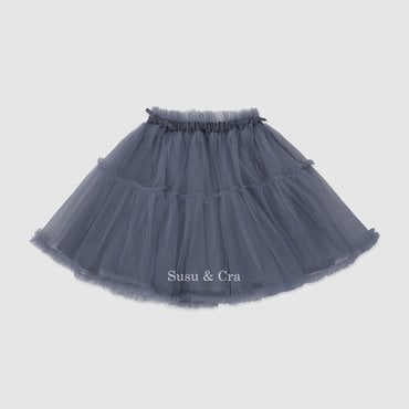 슈슈앤크라 샤렐리아 튜튜 스커트 ㅡ 네이비