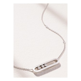 MESSIKA 메시카 무브 18k 화이트 골드 다이아몬드 네크리스 1647597353673512