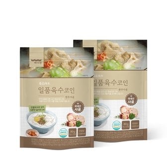 바다원 일품 육수코인 한우사골 (4g x 20알) 2봉