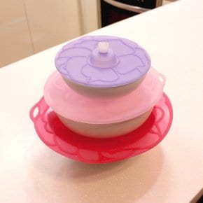 실리콘 페탈 멀티 뚜껑 20cm 그릇 컵 덮개 밀폐 보관