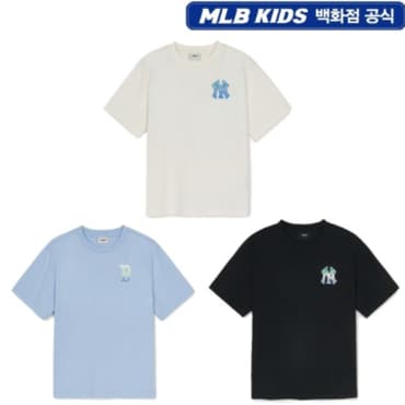 MLB키즈 (백화점공식) 25SS 클래식 모노그램 그라데이션 빅럭스 티셔츠 (4color) 7ATSM0453