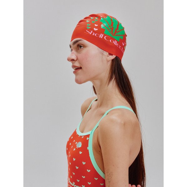 Shell Sweater Swim Cap