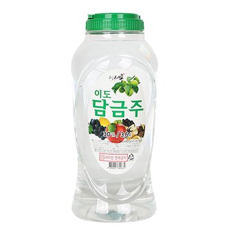  조은술세종 유기농 쌀소주 이도 담금주 30도 3600ml