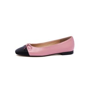 Two-tone Combi Flat Shoes_Love Pink