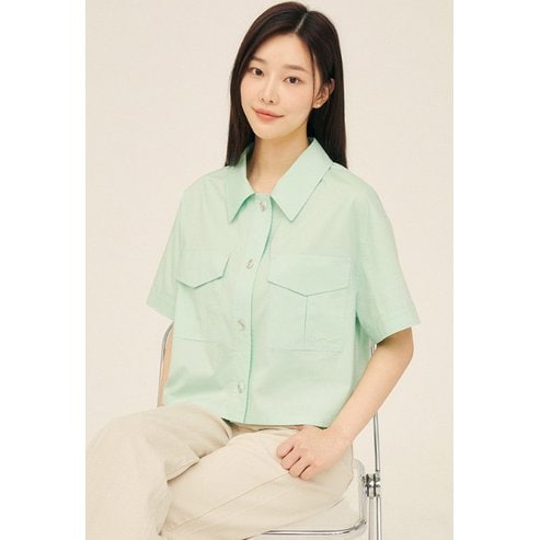 JJ지고트 루즈핏 포켓 셔츠 블라우스GP5A0BL801