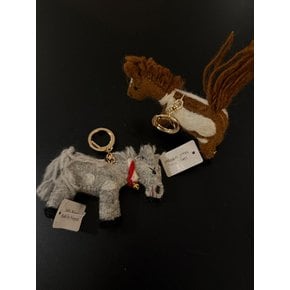 NEPAL WOOL PONY KEY RING(2colors)