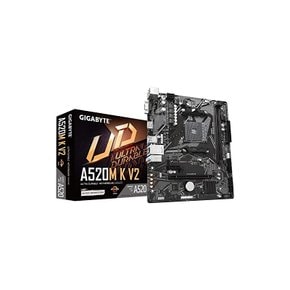 GIGABYTE A520M K V2 마더보드 MicroATX AMD A520칩셋 탑재 MB6136