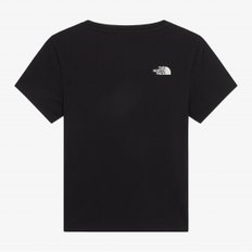 [노스페이스 공식] NT7UR33B 여성 애니브라 반팔 티셔츠_BLACK