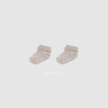 슈슈앤크라 베라시아 레이스 양말 ㅡ 페일핑크