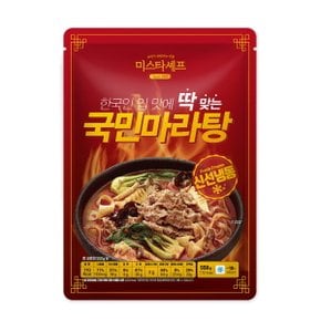 미스타셰프 국민마라탕 550g 4팩+미스타셰프 1팩(랜덤증정)