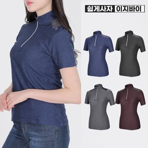 딜리아 여성 빅사이즈 기능성 반팔 등산 아웃도어 운동복 티셔츠(A11LT019W)