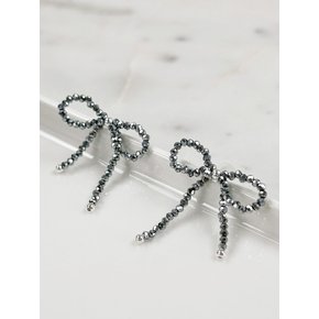 Bow Earring (Silver)