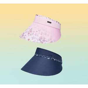 블랙야크 봄여름 모자 여성 플라워패턴 선바이저 썬캡 햇빛가리개 자외선차단 우먼플립선바이저