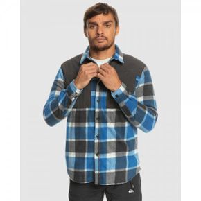 3376016 Quiksilver 북해 남성용 긴팔 셔츠 - SNOKEL BLUE CHECKS