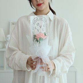 슈미즈 꽃다발 (핑크) 생일 졸업 입학 재롱잔치 기념일 꽃선물