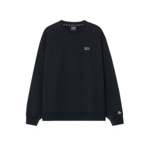 M 리긴팔티 CQK LE2403CR02BK 스몰 트위치 로고 맨투맨 블랙