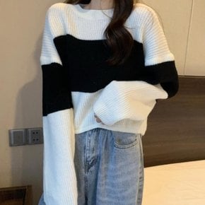 니트티셔츠 긴팔 여성 남성 라운드 브이넥 스웨터 니트티 롱 터틀넥 가을 여자 겨울