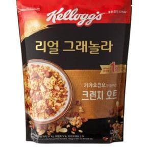 켈로그 리얼 그래놀라 크런치 오트 400g x 2개