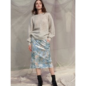 Pure Mohair Knit Top_Gray