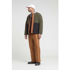 MAFE - Mens Tricolor padded Jacket_KHAKI_LNVA2PD41M970KHAKI