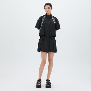 LAP (SET-하의)밴딩 카고 나일론 스커트 AR2WS463