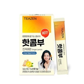핫콤부 진저레몬 10스틱x3박스 (보틀 포함)