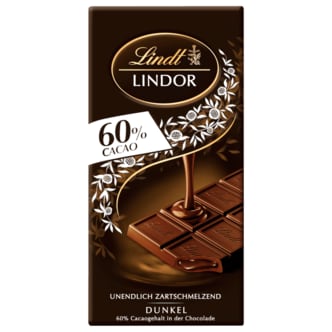  Lindt 린트 린도르 60% 카카오 엑스트라 다크 초콜릿 100g