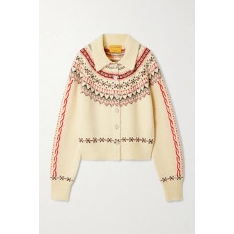 GUEST IN RESIDENCE 게스트인레지던스 클라우드 샬레 페어 아일 울 캐시미어 블렌드 가디건 46376663162950263