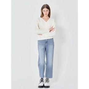 루나 와이드 립 브이넥 니트 택가격 74000원_P391303230