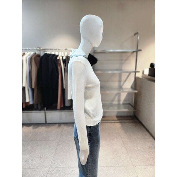 [여주점] [나이스클랍] 카라배색 니트 풀오버 A234PWK909